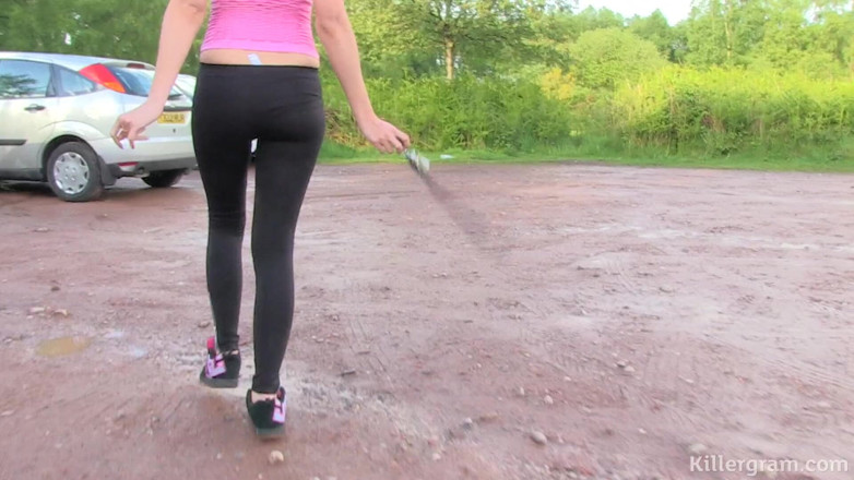 Killergram: Alternative British Brunette Goes on a Dirty Dogging Adventure Because...