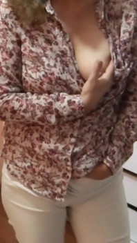 My wife's stepsister comes home from work, she shows off and asks me to fuck her