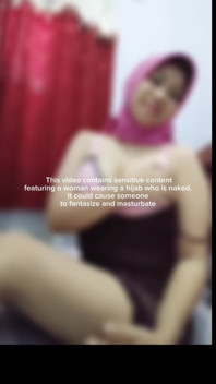 Woman Wearing a Hijab Who Is Naked