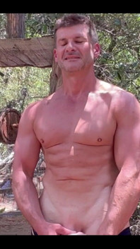 Double Arm Bicep Curls Dick Out Nude Gym Workout