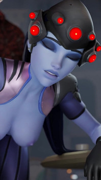Widowmaker sekreter olarak ilk kez patronuyla sikişiyor 3 boyutlu overwatch porno