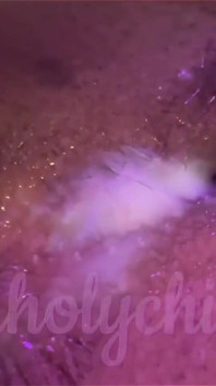 Creamy ass pussy after beating her down 