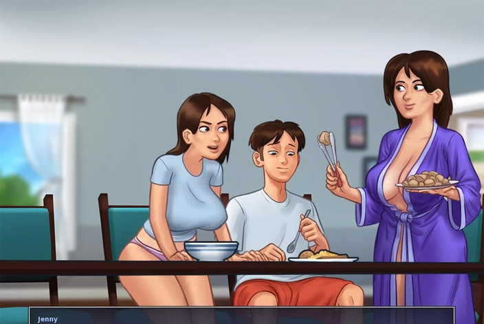Miss Kitty 2K: Summertime saga opnieuw bewerkt - 11 leen me zestig dollar door Misskitty2k