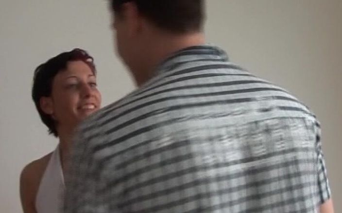 Deutsche Damen: Short-haired German Bitch Rides Dick Until a Cumshot