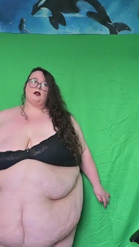Sexig gudinna SSBBW strippa och skaka