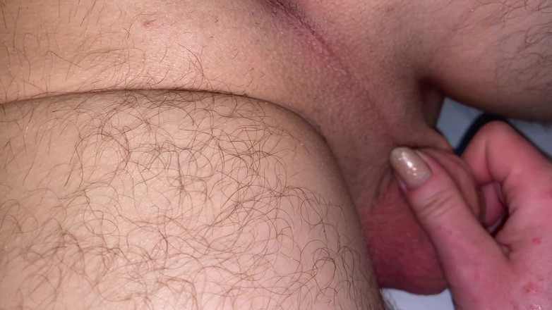 Aqua Pola: 彼のアナルで遊び、精液をつけてフェラチオをする