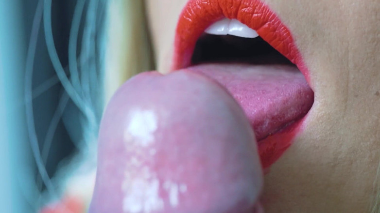 Art By SoftApproach: Red lipstick blowjob