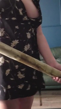 Dildo på en pinne femdom bondage