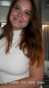 A Cute Naughty French Neighbor with Big Ass Made Me Cum 3 and Got Huge Facial!!!