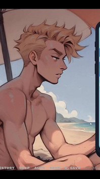 Meine neue Freundin Tabu-Hentai-Spiel Folge 27 Versehentliche Erektion am Strand, während ich meiner Freundin schreibe!