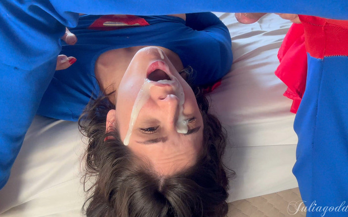 Shamelesscouple: スーパーガールが情熱にめちゃくちゃにされる