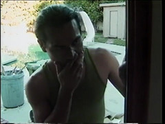 Geneya shemale slut gets pounded by two cocks on the floor thumbnail