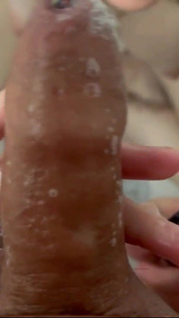 I Shave My Stepdad's Cock in the Shower and Then I Masturbate Him!