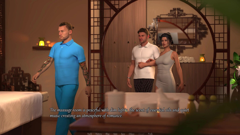 3D Cartoon Porn: ラストマッサージルーム4 マークの大胆なリクエスト、アントニーにクラウディアをマッサージしてほしい!