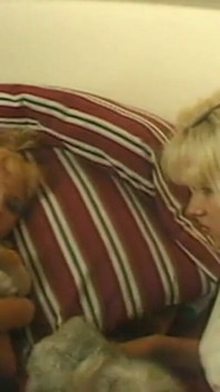 Two Horny Blondes Go Wild with a Banana