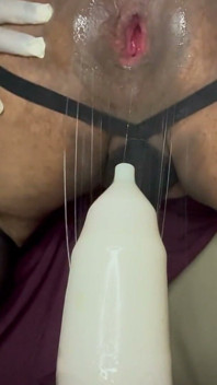 Ridding a Gaint Dildo