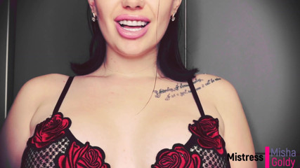 Goddess Misha Goldy: Just 2 fucking minutes to cum while worshiping my lips and...
