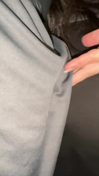 Big-assed Woman Grabs Stranger's Dick