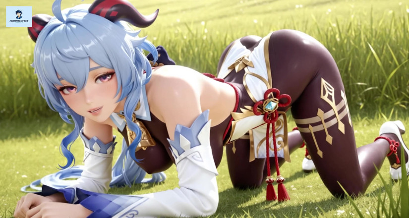 Animatedfeet: Genshin Impact Ganyu Animated Anal Footjob Titjob