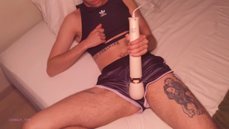 Cobalt FTM: Playing with My Magic Wand Until I Come Hard!