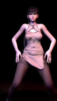 Stellar blade eve elbise içinde hip hop dansı - tam
