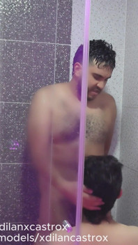 Cruising Gay Serves Me Bareback in the Hotel Bathroom