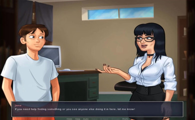 Hentai World: Summertime saga - Jane pegou sexo na biblioteca