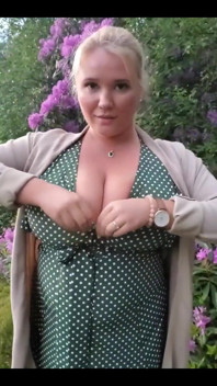 Flashing my tits in Scotland 