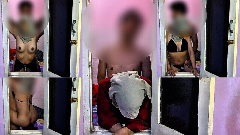 Hamster_Ball: Temanku merekam aku selingkuh dari tante seksi di balik jendela