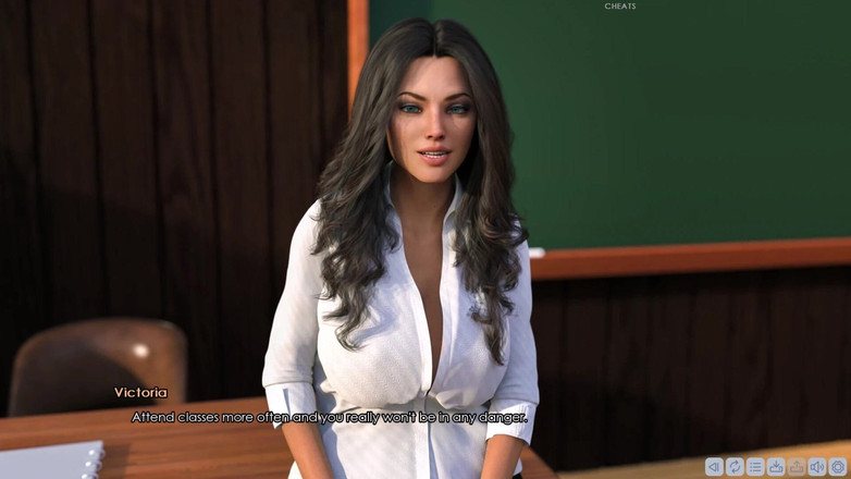 3D Cartoon Porn: Lust Academy 9 - романтичне побачення Джеймса та Хейлі