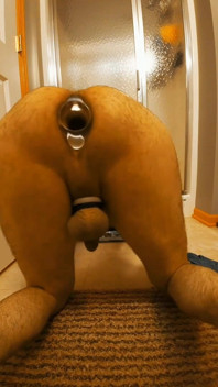 Hollow Buttplug Gapes My Asshole Open