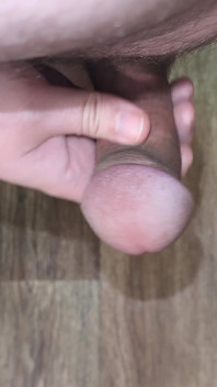 Kneeling Close-up Solo Masturbation at Home