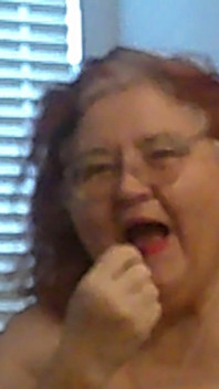 Mature BBW Redhead Nurse Vicki Talks to You as She Makes a Lipstick Applying Video for You!