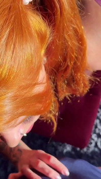 Mertua hot rambut merah ini dientot habis-habisan sama ayah mertuanya sendiri!