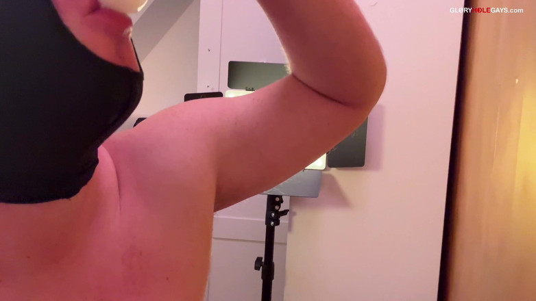 GLORYHOLEGAYS: Muscles, Power, and Then That Thick Cock at the Gloryhole -...