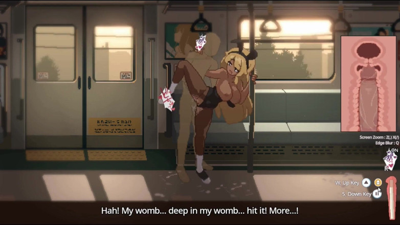 NSFWOtaku: Gioco hentai - Train45 - Hentai Mai scena completa