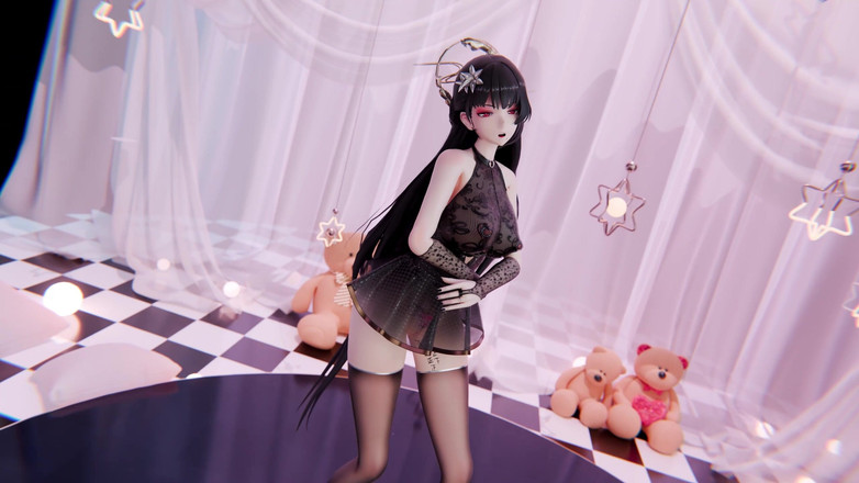MikuMotion: [MMD] Boutique, excuseer me onzedelijke regels; Striptease; zwarte zijde; Water...