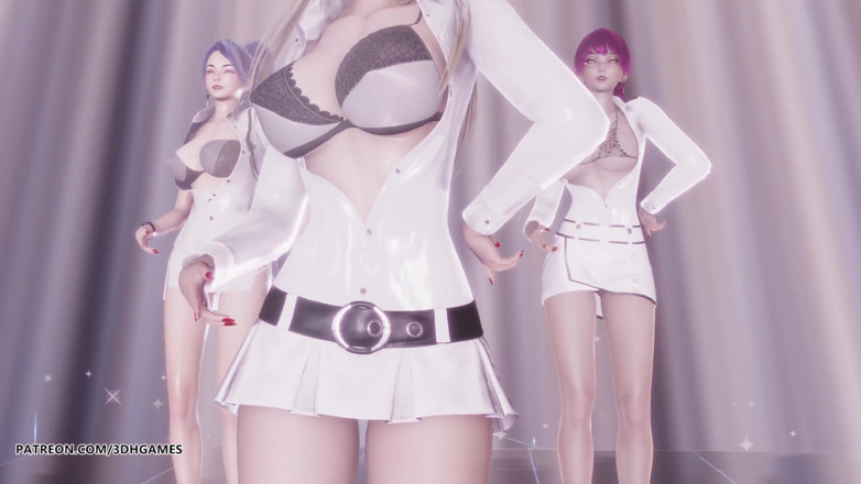 3D-Hentai Games: [MMD] Momoland - Baam Ahri Kaisa Evelynn liga legenda seksi Legends...