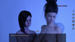 LustSaga: Dreams of Desire - Láhev Spinning hra se 3 dívkami a lesbický...