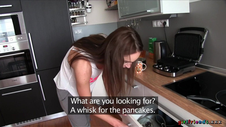 Girlfriends XXX: Girlfriends XXX - lesbisches paar nimmt eine pause vom kochen bis...