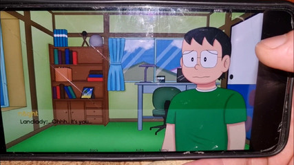 Dupdufyryrufggyu: Nobita gnuggade sin styvmors bröst, allt vatten från henne medan...