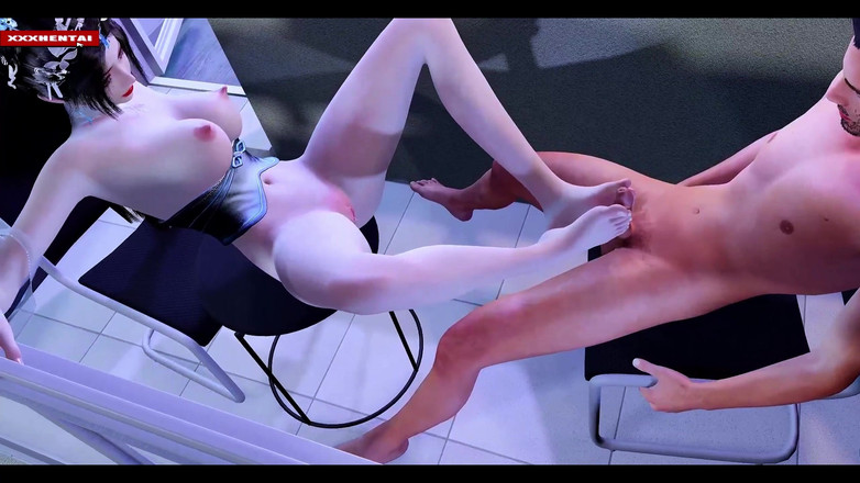 Soiyu Hentai: Tenggorokan dalam terlalu seksi untuk satu render - hentai animasi 3D