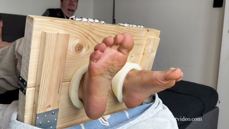 Czech male foot: 주식 잠금 Kupen 트랩 간지럼 주식