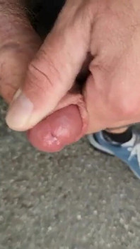 Kencing dan pancutan mani di luar di taman