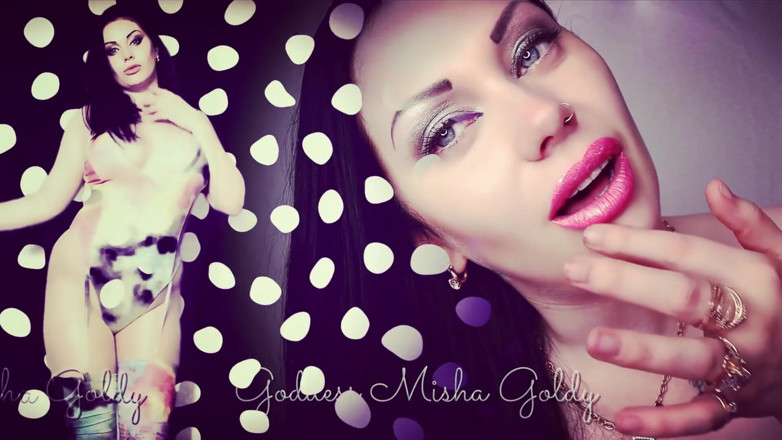 Goddess Misha Goldy: Gloss bibir &amp; nafsu badan sensual!