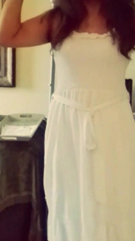 Classy Elegant - White Cami Dress