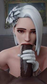 Ashe Pre-wedding Bustle Gone Wild with BBC - 3D Overwatch Animation