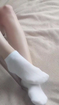 Romantic Morning with My Adorable Girlfriend in White Ankle Socks