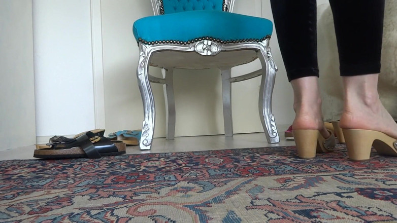 Lady Victoria Valente: 5 pares de zapatos con almohadillas, mulas de madera y...