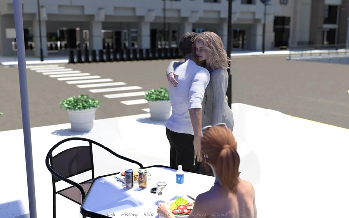 Adultgameplayvideos studio: La femme de mon demi-frère n° 36 pendant un déjeuner avec...